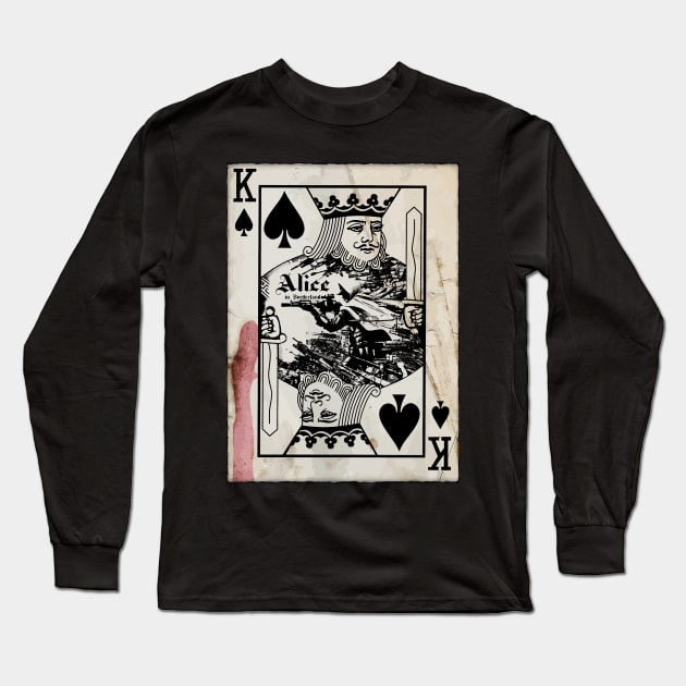 Alice in Borderland King of Spades Long Sleeve T-Shirt by PGasbarroneArt